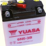 6N6-3B  6V, 6Ah kép