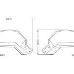 Kézvédő kiegészitő plexi YAMAHA MT-09 TRACER GT (2018-2019) kép