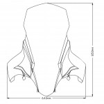 V-Tech Túra plexi + kézvédő HONDA PCX 125/150 (2018-2020) kép