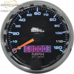 AUTO METER 2 5/8"120MPH SPEEDO BLK kép