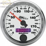 AUTO METER 2 5/8"190KM/H SPEEDO WHT kép