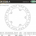 Féktárcsa DF.5108 A kép