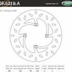 Féktárcsa DF.5219 A kép