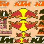 Matrica szett, KTM 02 kép