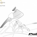 Túra plexi plusz légterelővel,Puig Honda ST1100 PAN EUROPEAN (1990-2003) kép