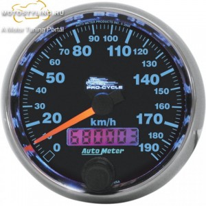 AUTO METER 2 5/8"190KM/H SPEEDO BLK kép