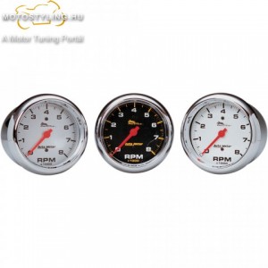 AUTO METER 3 3/8"STND TACH W/FCE kép