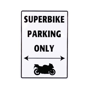 Bike It alumínium parkolótábla – csak Superbike parkoló kép