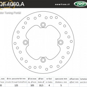 Féktárcsa DF.4060 A kép