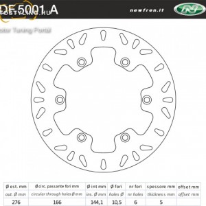 Féktárcsa DF.5001 A kép