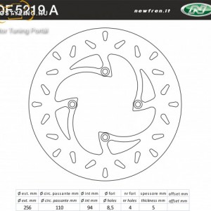 Féktárcsa DF.5219 A kép
