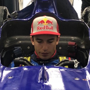 Marc Márquez F1 autót tesztelt kép
