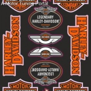 Matrica szett, HARLEY DAVIDSON kép