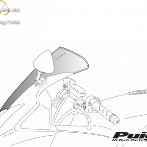 Standard plexi,Puig Kawasaki ZX-9R (1994-1997) kép