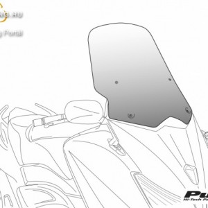V-Tech Túra plexi Honda Honda FORZA 125 (2015-) kép