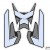 Puig tankpad BMW R1200GS (2017-) thumbnail kép